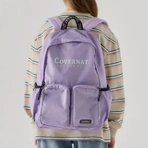 [롯데백화점]커버낫키즈 경량 나일론 투포켓 백팩 라벤더 CK2500BP30LV