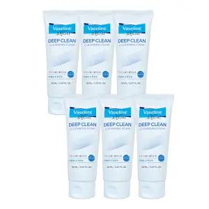 바세린 클렌징 폼 모공 딥클린 씨솔트 탄산수 150ml x6개