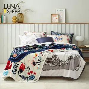 [1장][대형]양면 극세사 이불 겸 블랭킷