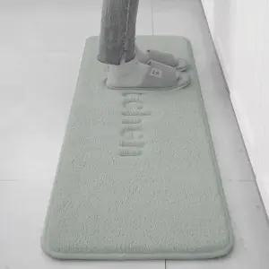 키친 극세사 메모리폼 발매트(민트그레이) 주방매트 (WB9F002)