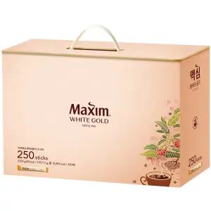 맥심 선물세트 화이트 골드 커피믹스, 250개입, 1개