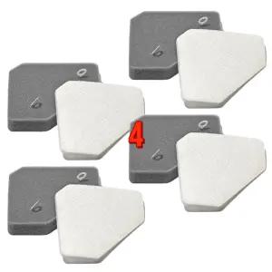 [호환] 샤크 shark 파워 클린 POWER CLEAN 360 IW4271KRCP 무선 스틱 청소기 소모품 부품 교체 스펀지필터 4개