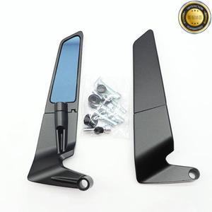 오토바이 액세서리 미러 스텔스 Winglets YAMAHA MT 03 07 09 R1 R3 R7 XMAX KTM BMW 용 조절 가능한 회전