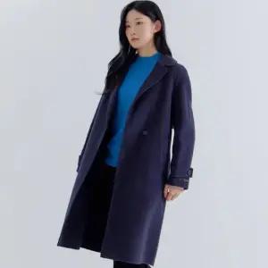 [지센] [셀렉션라인] 여성 울 포인트 핸드메이드 코트 LFLCNA04_BL