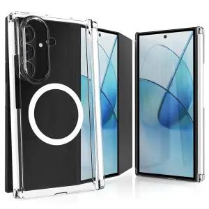 하이온 갤럭시 Z트라이폴드 케이스 힌지 슬립 맥세이프 호환 투명 하드 후면