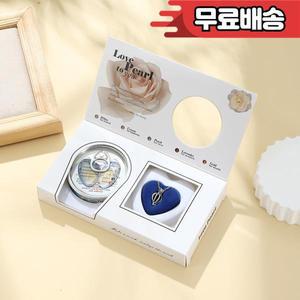 진주 목걸이 보석 선물 세트 바다 테마 단일 조각 틴 캔 담수 펜던트 티타늄 스틸