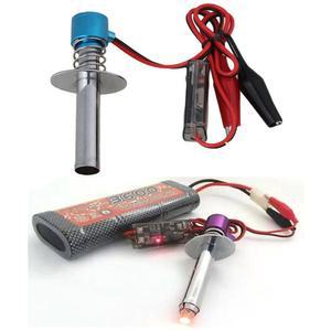 6-12V HSP 80100 전자식 글로우 플러그 점화기 케이블 클립 니트로 출력 18 21 28 엔진 1/8 1/10 1/24 RC 자동차 액세서리 부품