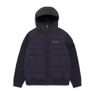 내셔널지오그래픽 남성 가우스 니트&다운 리드 후드 집업 N214MKT340
