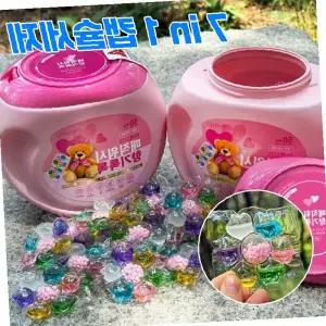 세탁캡슐 매직워시 향기톡톡 고농축 섬유유연제 세제 드럼 통돌이 세탁기용 세정력 향균 세탁용품