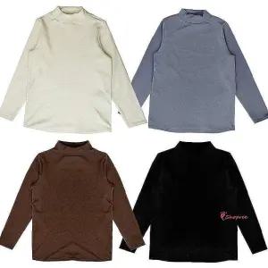 기모주니어티셔츠 터틀넥 DWD 기모티 반폴라티 긴팔티 청소년 학생tuv385