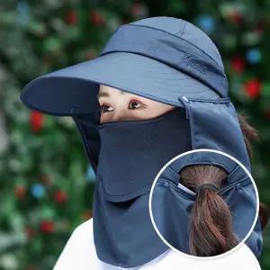 골프모자 농사 햇빛차단 썬캡 챙모자 버킷햇자외선 넓은 가리개 남자썬 여름 얼굴 일모자 농사일 여성