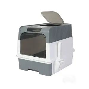 고양이 화장실 UV 사막화 흘림 자동청소 반밀폐형