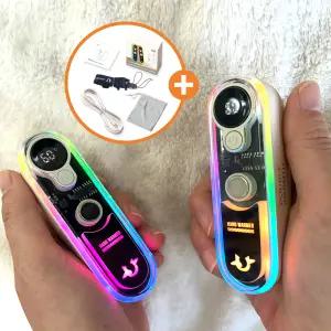 휴대용 충전식 손난로 JF310 마그네틱 듀얼 핫팩 4단계 온도조절 무드등 과열보호기능