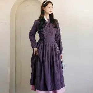 XXL까지) 설담 철릭 생활한복 원피스 겨울 단독디자인 스페셜룩 하객룩 상견례 명절 모임룩 빅사이즈