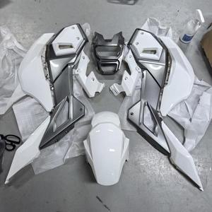 msx125 언더커버 Honda Grom Msx 125 SF 2017-2020과 호환되는 ABS 소재의 오토바이 페어링 키트, 실버 색