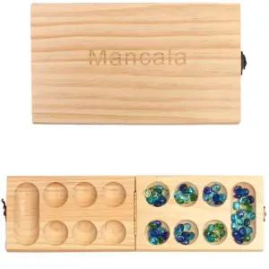 영역획득 만칼라 구슬게임 2인용 유아보드게임 어린이집 가족 휴대용