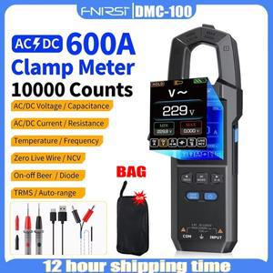 FNIRSI 디지털 멀티미터  10000 카운트 DC/AC 클램프 600A 전류 테스터 NCV 전기 도구 DMC-100