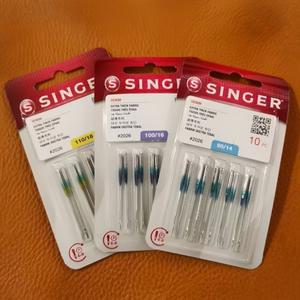 10피스 2026  가정용 재봉틀 싱거 자노메 브라더 등에 적용되는 두꺼운 천용 데님 바늘
