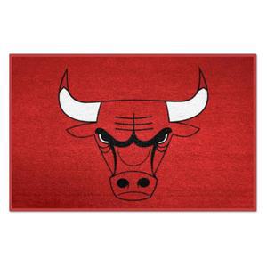 팬매트 11902 시카고 불스 스타터 매트 액센트 러그 - 19인치 x 30인치 | 스포츠 팬 홈 데코 및 테일게이트