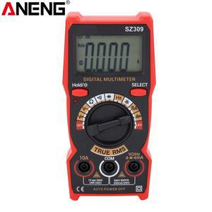 ANENG SZ309 디지털 멀티미터 자동차 배터리 전압 테스터 DC AC 볼트미터 옴 볼트 앰프 미터 스마트 전기