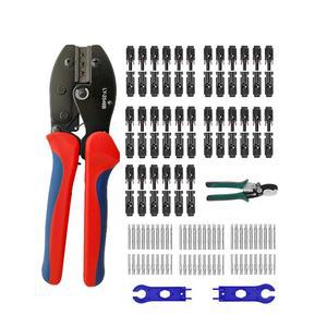 [미국배송] 30쌍의 태양광 커넥터가 있는 패널 케이블용 NIXESKY 크림핑 도구 1PCS 크림퍼 2PCS 스패너 렌치 2.5/4/6MM 케이블 와이어용 크림퍼 스트리퍼