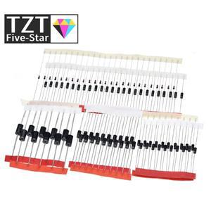 TZT 1팩 1N4148 1N4007 1N5819 1N5399 1N5408 1N5822 FR107 FR207  8가지 값=100개