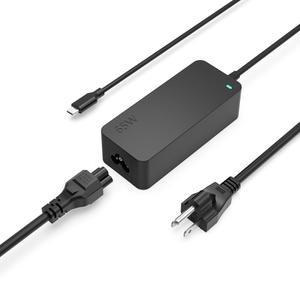 Lenovo용 Nicpower USB C 노트북 충전기 - Thinkpad, 요가, 크롬북, 씽크북, 아이디어패드, 65W/45W AC 어댑터 및 10피트 확장 견고 케이블과 호환됩니다