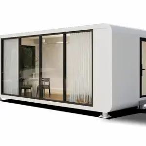 친환경 방갈로 이동식주택 오두막 단열 고품질 판매 가격 단일 조립 고급 야외 모듈러