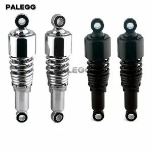 할리 스포스터 투어링용 후방 충격 흡수기 조정 가능한 서스펜션 충격 용수철 크롬 및 블랙 오토바이 10.5