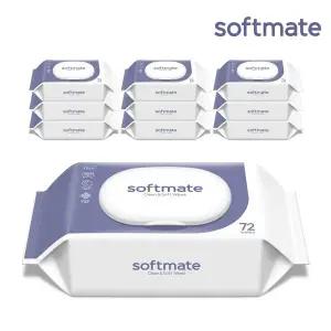 순둥이 생분해물티슈 소프트메이트65 캡형 72매 10팩 434409