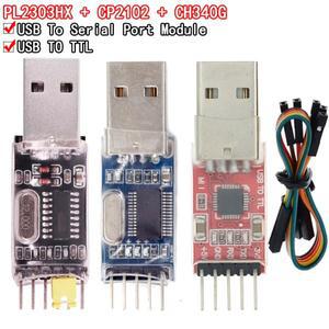 3개세트  1PCS PL2303HX  CP2102 CH340G USB TO TTL for arduino 5PIN to UART 모듈