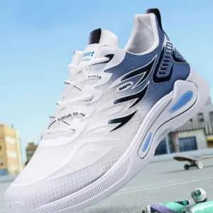 남성 소프트 메쉬 러닝화 경량 조깅화 스포츠 운동화 (WFJ5OA8)