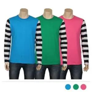 긴팔 pk티셔츠 긴팔티 오버핏 아버지 면티셔츠 면 봄 (WFJ4RUE)