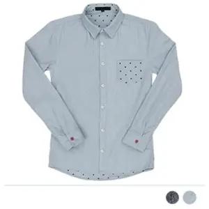 남자 스트라이프 신상 정장셔츠 캐쥬얼 무지 긴팔 (WFJ4PUS)