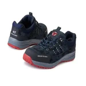 안전한 착용 논슬립 안전화 4인치 물류센터 작업화 블랙그레이 쿠션 보통핏 (WFJ5RM3)