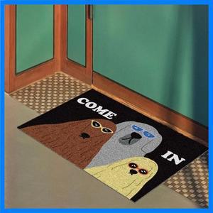 미끄럼 방지 도어 매트 맞춤형 사이즈 고양이 및 강아지 도어 매트 직조 폴리에스터 입구 매트 홈 데코 입