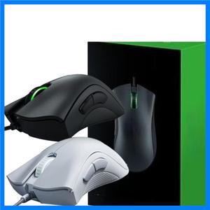 Razer DeathAdder Essential 유선 게임용 마우스 유선 마우스 6400DPI 노트북 PC 게이머 용 5 개의 독립 버