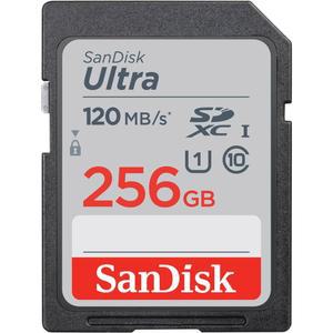 [미국배송] 샌디스크 256GB 울트라 SDXC UHS-I 메모리 카드 - 최대 150MB/S C10 U1 풀 HD SD SDSDUNC-256G-GN6IN
