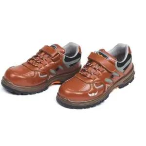안전 작업화 4인치 가죽 쿠션 건설 현장용 안전신발 (WFJ5SIR)