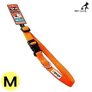고품질 M 오렌지 나일론 컴피 목줄 (WFJQM54)