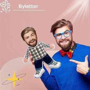 맞춤형 DIY 얼굴 및 몸 봉제 인형 사진 베개, 귀엽고 폴리에스테르 섬유로 기발한 제작