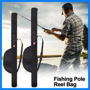 신형 휴대용 낚싯대 가방 어깨끈 포함 접이식 낚싯대 릴 가방 118/128cm 낚싯대 케이스