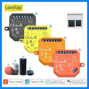 LoraTap Tuya 와이파이 지그비 커튼 블라인드 모듈 스위치 롤러 셔터 모터 스마트 라이프 앱 원격 제어 알