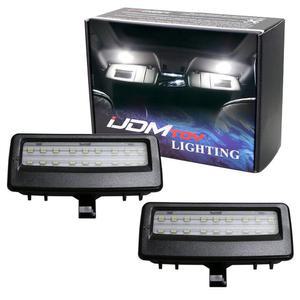 iJDMTOY 블랙 외부 표면 OEM 핏 F02 3W 시리즈, 시리즈와 F03 F01 F11 화이트 제논 BMW F10 LED 조명 F07 거울 화장대 7 선바이저 호환