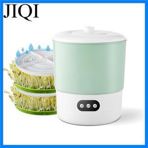 자동 온도 조절 콩 콩나물 메이커 압력 플레이트 포함 자동 물 순환 콩 담그는 발아 음영 인큐베이터 2 층