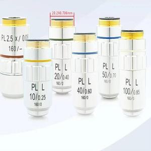 현미경 195 필드 무색 긴 작동 거리 PLL 대물 렌즈 건식 단조 바늘 장비