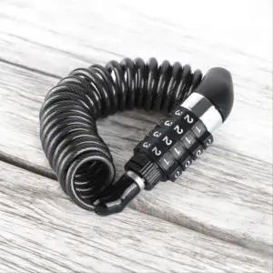 자전거 케이블 자물쇠 열쇠 번호키 와이어 락 잠금 장치 도난 방지 오토바이