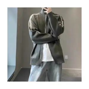 키체샵 남성 집업 니트 카디건 가을 차이나 캐주얼 HO3