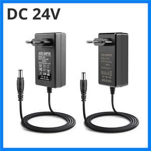 DC 24V 2/3A 전원 공급 장치(EU/US 플러그 포함) 조명 변압기 어댑터 조명 스위칭 어댑터 컨버터 충전기(LE