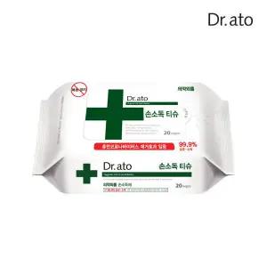 닥터아토 손소독티슈 20매 30팩_EP02 살균 물티슈